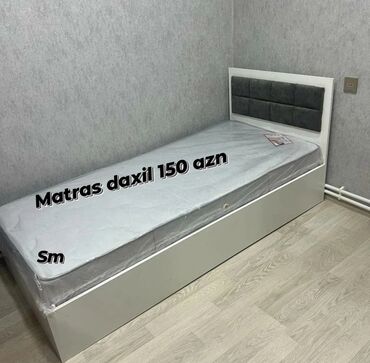 продам матрас бу: Təknəfərlik çarpayı, Matras ilə
