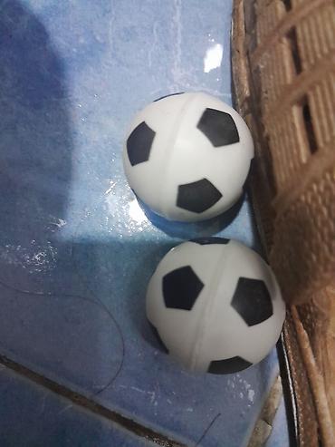 Məhsul: Mini futbol topu dizaynlı rezin sıçrayan toplar (2 ədəd dəst)