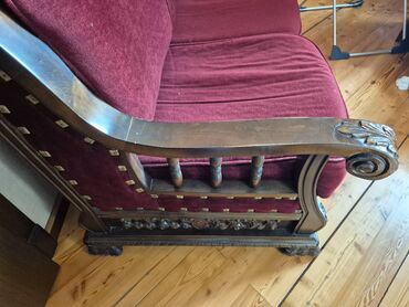 Bağ divan və kreslo dəstləri: İşlənmiş, Jurnal masası, 2 kreslo, Divan, Rumıniya — 18