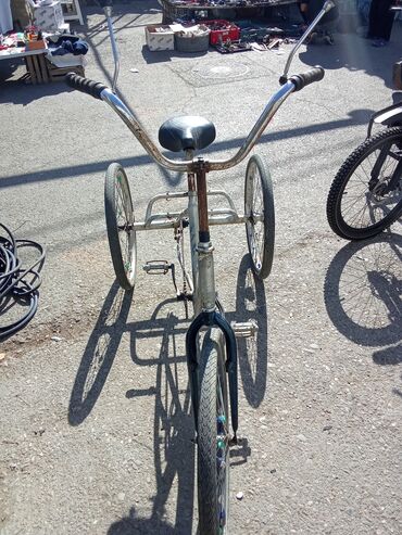 трехколесный велосипед с ручкой: Üç təkərli Uşaq velosipedi 24"
