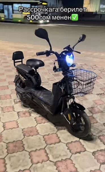 Велосипеды: Электро велик Электро скутер Грузоподёмность 180 кг Акум 48V