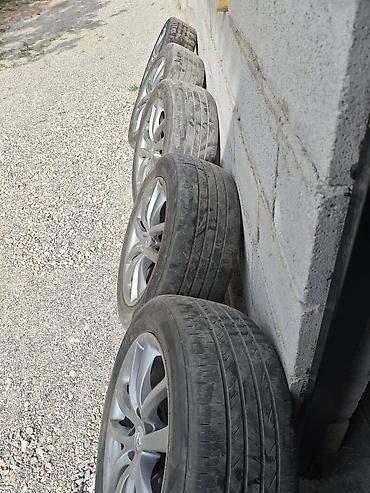 Унаа: Дөңгөлөктөр монтажда 225 / 55 / R 17, Жай, Колдонулган, Комплект, Жеңил унаалар, Куйма, тешиктери - 5 — 7