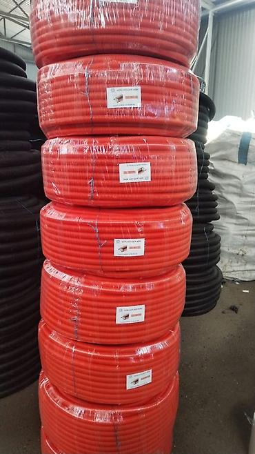 Təmir və tikinti: Məhsul: Korrugasiya edilmiş elektrik boruları (polietilen/PVC tipli) — 1