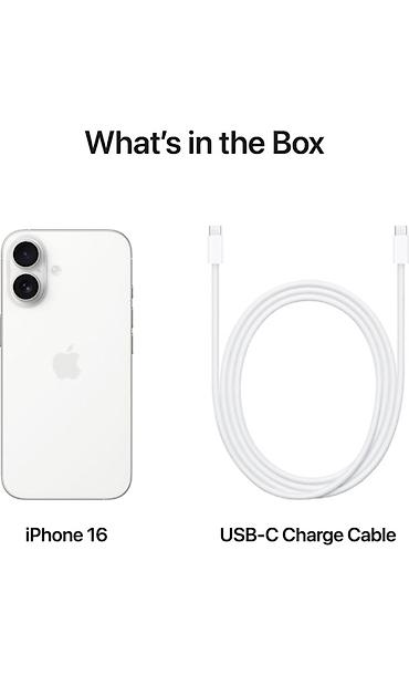iphone 16 neçə manatdır: IPhone 16, 256 GB, Ağ, Face ID — 2