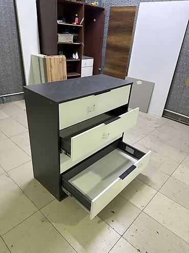 стол для кроя: Комод для одежды, Новый, Без зеркала, ЛДСП, цвет - Серый, Платная доставка — 3