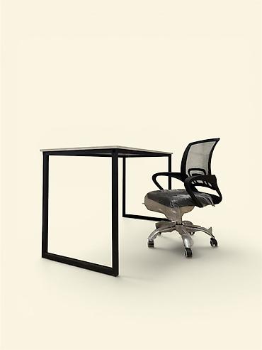 table study: Набор для рабочего места: письменный стол + офисное кресло. Стол: - — 3