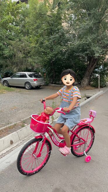 велосипед девочке 7 лет: Продается новый велосипед! Почти не пользовались! Продаем по причине