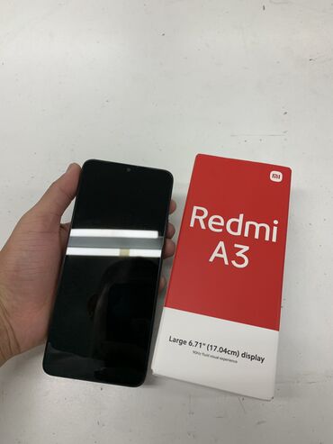 4 сим: Xiaomi, Mi A3, Новый, 128 ГБ, цвет - Черный, 2 SIM