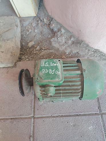 Ремонт и строительство: Elektrik mühərriki – asinxron tip - Rəng: yaşıl korpus, döküm gövdə - — 1