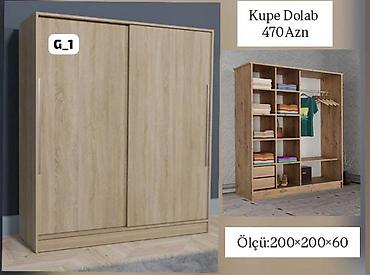 iskaf: Kupe dolab – G_1 modeli - Material: ağac fakturalı LMDP - Qapı — 1