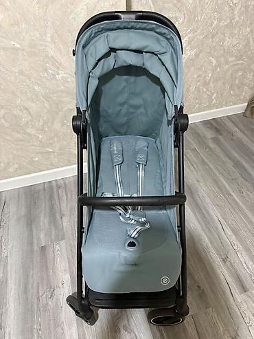бу 2в1: Коляска, Cybex, цвет - Голубой, Б/у, Самовывоз — 3