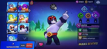 6600 nokia: Brawl Stars hesabı – yüksək səviyyəli döyüşçülər və nadir kostyumlar — 7