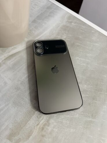 бокс для фотографий: IPhone 16 Plus, Жаңы, Графит, Коргоочу айнек