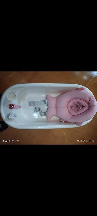 usaq ucun su qablari: Uşaq vannası və yastıq dəsti - Material: möhkəm plastik vannа — 1