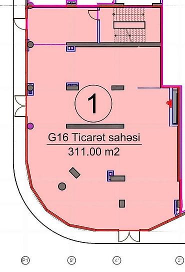 col reklami: İcarəyə verilir obyekt 1 444 m², Şah İsmayıl Xətai m. 50 000 AZN/ay 1 — 6