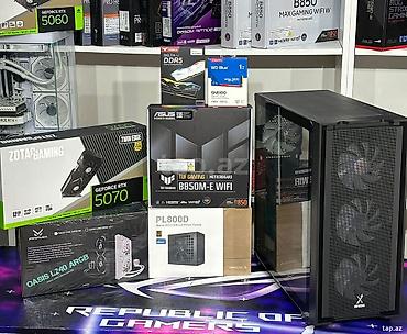 Gaming PC / RTX 5070 12GB /Ryzen 5 9600X /16GB DDR5 / 1TB NVMe / Yeni