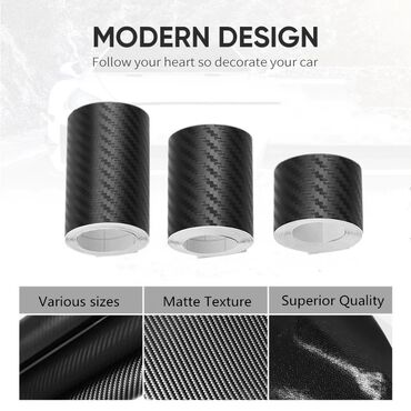 Auto oprema: 3M Carbon Fiber Auto zastitna traka Zaštitna traka na vratima — 8