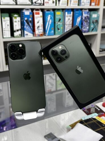 автомагнитола с экраном: IPhone 13 Pro, 256 ГБ, Alpine Green, Face ID