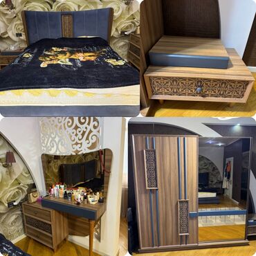 спални мебеллар: İkinəfərlik çarpayı, Dolab, Termo, 2 tumba, İşlənmiş