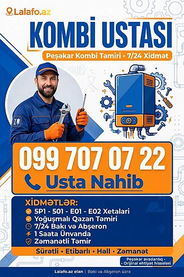 ic dizayn ev: Kombi ustası xidməti – peşəkar kombi təmiri və diaqnostikası — 1