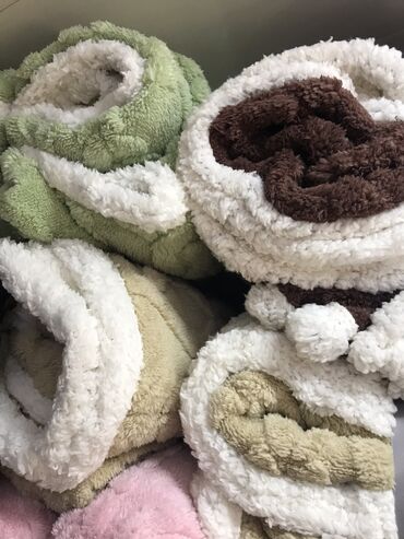 Одеяла и пледы: Комплект одеяла и подушки, Корея, Новый, Все сезоны, Двусторонний, Плюшевый, Светящийся — 8