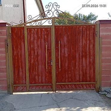 Покраска металлических ворот и калиток Профессиональная обновляющая at lalafo.kg Покраска металлических ворот и калиток Профессиональная обновляющая