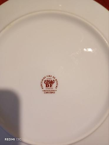 Qab-qacaq və mətbəx ləvazimatları: Çay dəsti, rəng - Ağ, Farfor, 6 nəfərlik, Çexiya — 8