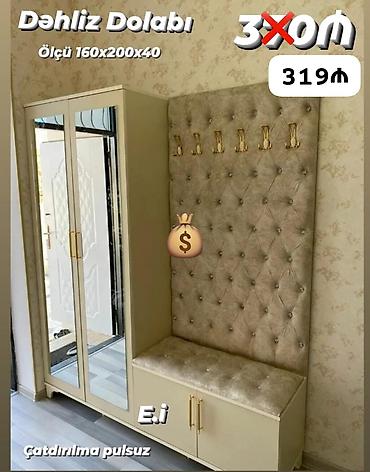 işlənmiş dəhliz dolabı: Dəhliz mebeli sifarişlə hazırlanır — 1