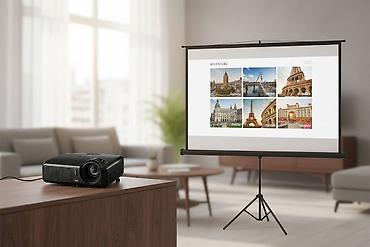 Проекторы: Прокат проектора, колонку, экран. Полный комплект для презентаций — 3