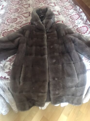 Paltolar: Lüks üst geyim kolleksiyası 1) Uzun xəz palto - Rəng: krem və qəhvəyi — 7