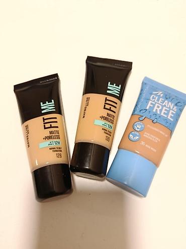 mcloud jakne: Set tečnih pudera – Maybelline i Manhattan - Maybelline Fit Me Matte — 1