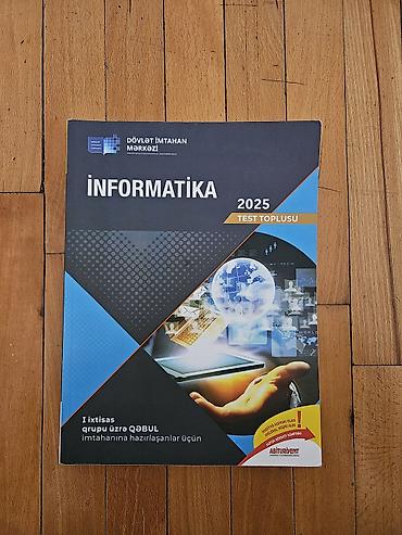 array informatika: Məhsul: “İnformatika 2025 – Test Toplusu” Nəşriyyat: Dövlət İmtahan — 2