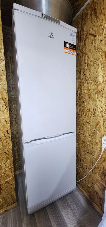 садор титан: Муздаткыч Indesit, Оңдоо талап кылынат, Эки камералуу, De frost (тамчы), 60 * 185 * 64