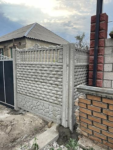 бетон реска: Декоративные железобетонные секции забора - Материал: армированный — 1