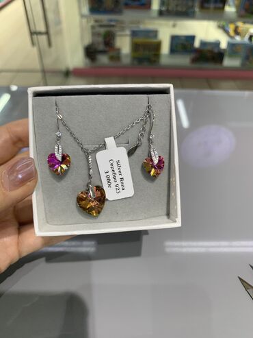 Серебряные наборы украшений: Набор украшений, Проба 925, Женские, Новый — 18