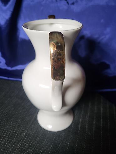 Ostali kućni dekor: Vaza 70te Zajecar porcelan. Vaza porcelanska perfektna,pozlata — 4