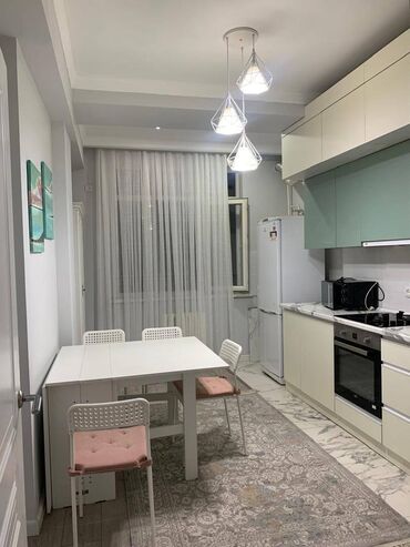жк ак марал 2: 2 бөлмө, 75 кв. м, Элитка, 12 кабат, Евроремонт