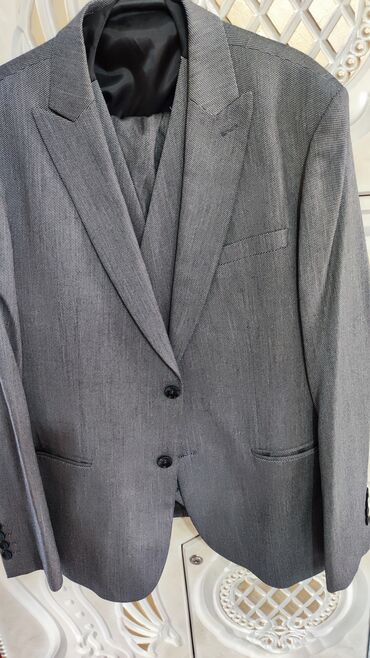 костюм мужской ош: Костюм 6XL (EU 52), 7XL (EU 54), цвет - Серый