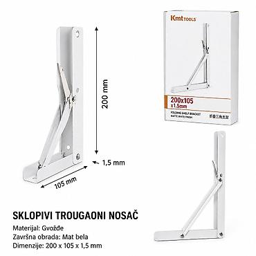 KMT Sklopiva trougaoni nosač 9364563 Sklopivi trougaoni nosač za