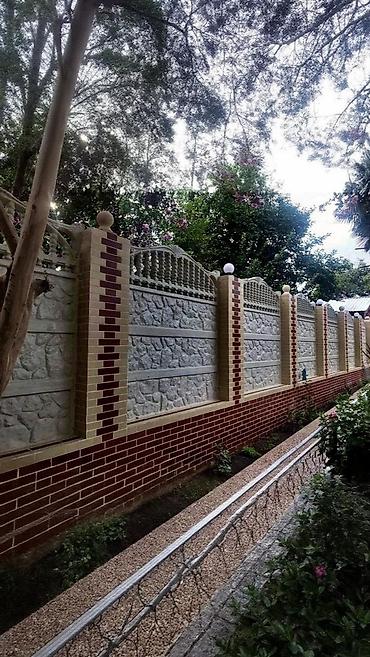 Бетонные заборы: Dekorativ beton hasar panelləri – modul sistem Məhsul təsviri: - — 2