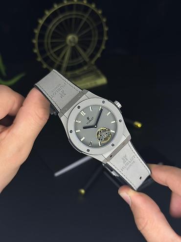 saatlari: Yeni, Qol saatı, Hublot, rəng - Boz — 1