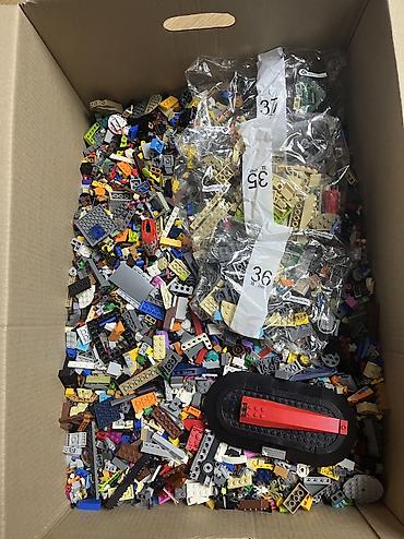 продаю манеты: 64,6 КГ Оригинального LEGO Три коробки 60 х 40 х 40 см каждая Смогу — 3