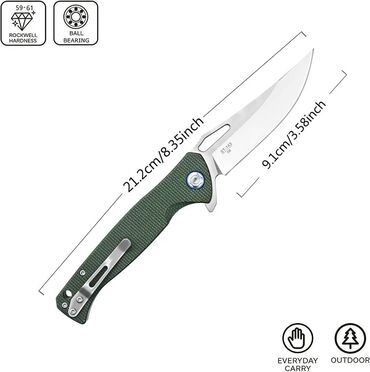 Ножи: Заманбап бычак, маки. Ножи фикс и складные, большой выбор. Большой — 3