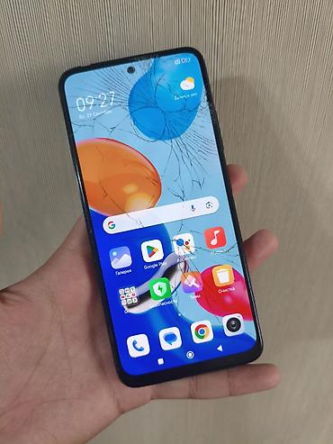 poco 7x: Redmi, Redmi Note 11, Б/у, 128 ГБ, цвет - Черный, 2 SIM — 1