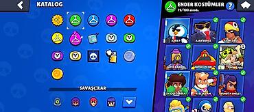 pearl: Brawl Stars hesabı – zəngin kolleksiya və kosmetiklər Xüsusiyyətlər — 4
