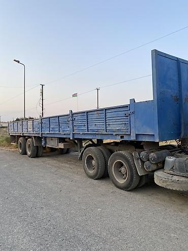qoşqu yeri: Yük yarımqoşqu – bortlu, 3 oxlu. Maz qoşqusudur - Konstruksiya — 1