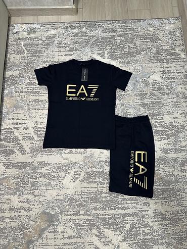 eric emanuel: Мужской спортивный костюм, S, Emporio Armani 7, Новый, цвет - Черный, Платная доставка — 1