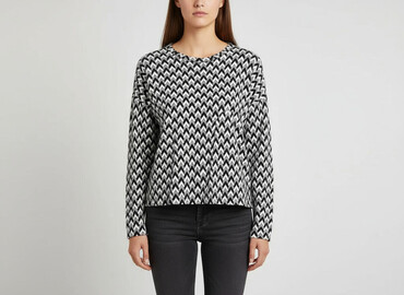 sweter z frędzlami h m: H&M, Sweter damski, rozmiar L