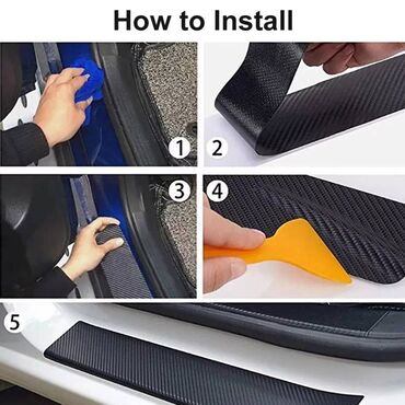 Auto oprema: 3M Carbon Fiber Auto zastitna traka Zaštitna traka na vratima — 4