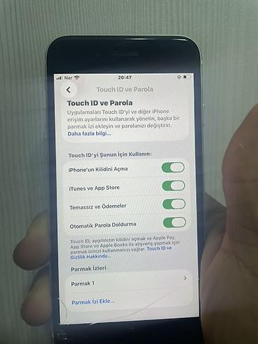 se 2022: IPhone SE 2020, 64 GB, Ağ, Qırıq — 9